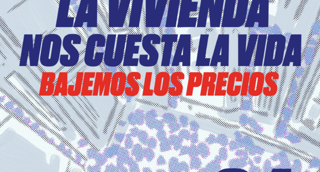 La Confederación de Sindicatos de Inquilinas anuncia una primavera de movilizaciones por el derecho a la vivienda ante la caída de la prórroga de los alquileres