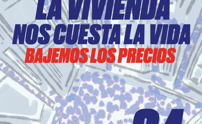 La Confederación de Sindicatos de Inquilinas anuncia una primavera de movilizaciones por el derecho a la vivienda ante la caída de la prórroga de los alquileres