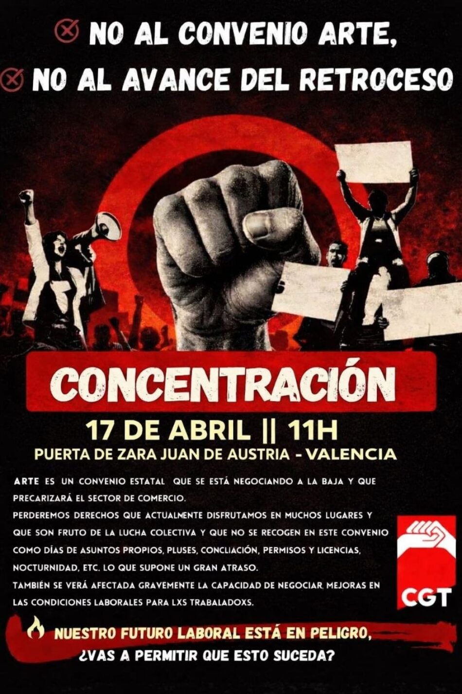 Las trabajadoras de Zara-Lefties se movilizan contra el convenio ARTE