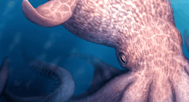 El ‘kraken’ del Cretácico rivalizó con superdepredadores marinos