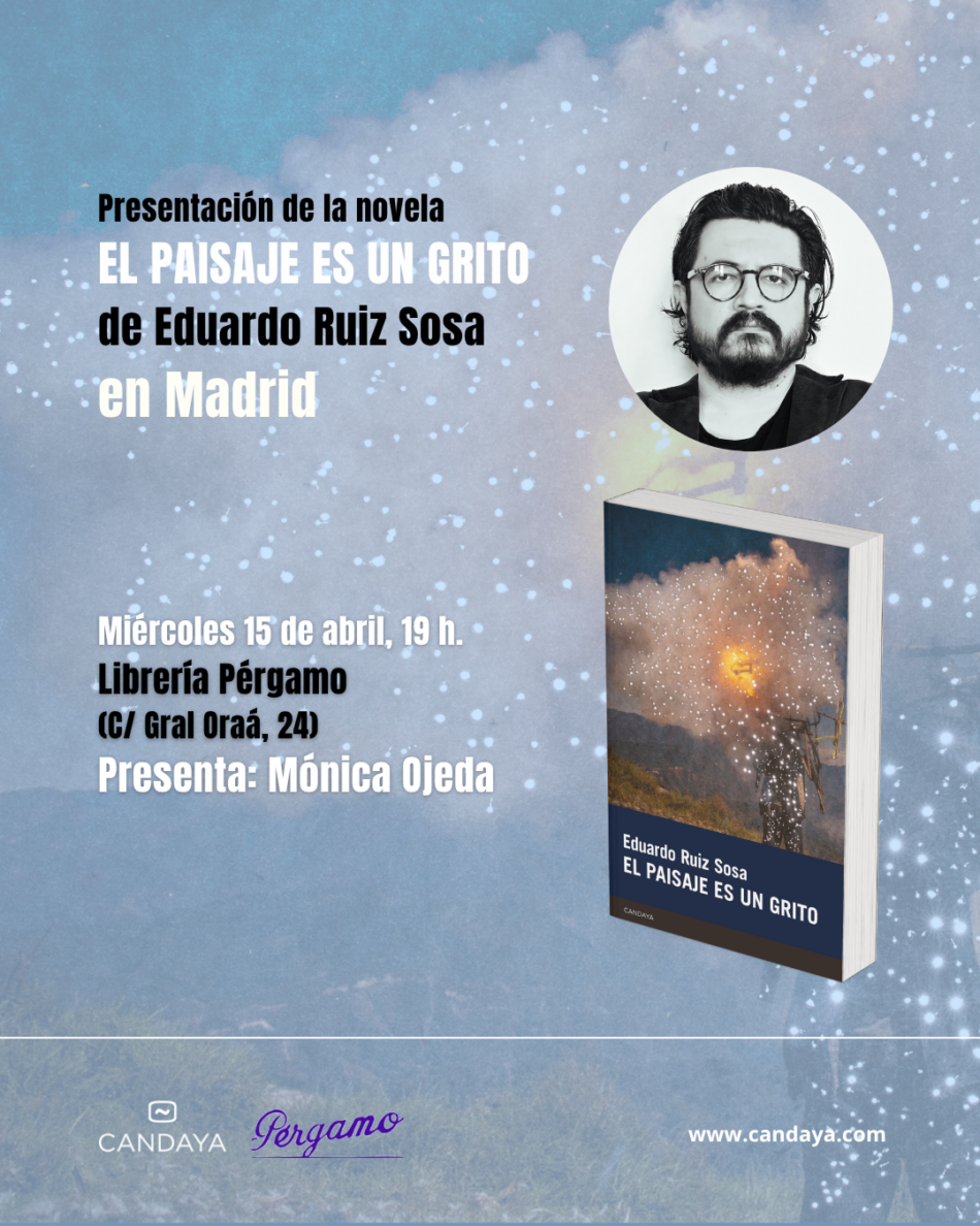 Eduardo Ruiz Sosa cartografía el desarraigo y la violencia en «El paisaje es un grito»