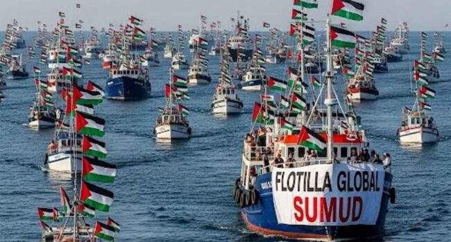 Una delegació catalana de 40 persones salparà amb la Flotilla més gran de la història