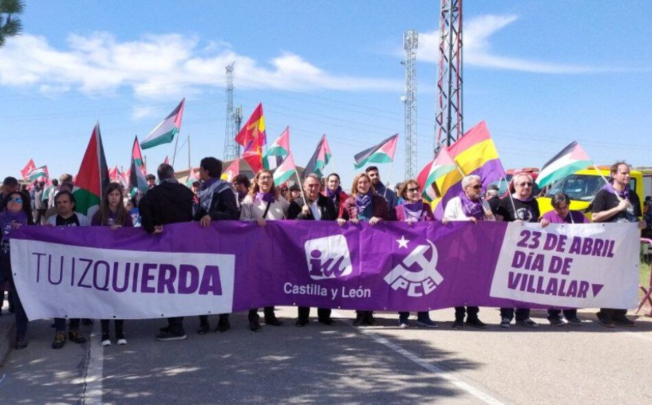 Izquierda Unida de Castilla y León llama a participar masivamente en Villalar el 23 de abril