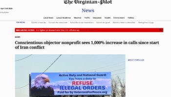 Se disparan hasta un 1.000% las solicitudes de objeción de conciencia en EE.UU. tras la escalada bélica con Irán y la percepción de que se lucha por Israel