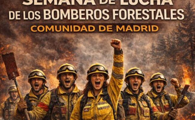 Más de un año de huelga sin avances: los bomberos forestales de Madrid denuncian bloqueo de TRAGSA y pasividad de la Comunidad de Madrid