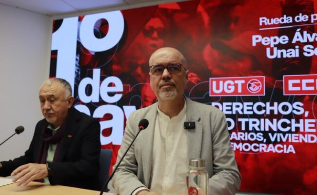 CCOO y UGT llevan la crisis de la vivienda al centro de este 1 de Mayo: “No puede seguir siendo un bien especulativo”