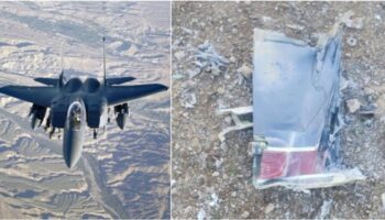 Derriban un avión de combate F-15E de EEUU sobre Irán