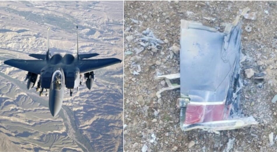 Derriban un avión de combate F-15E de EEUU sobre Irán
