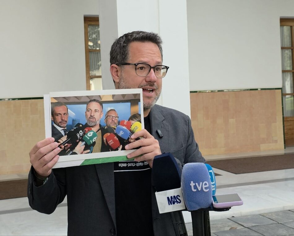 Adelante Andalucía denuncia al número dos de Vox por cobrar 60.000 euros de Canal Sur mientras trabaja para Abascal