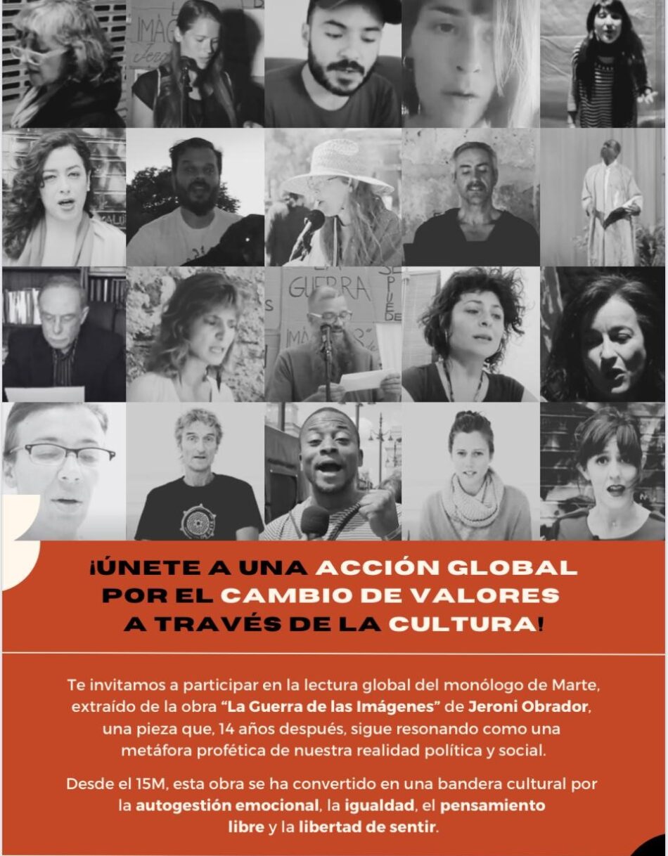 El 15º aniversario del 15M se activa a escala global con el histórico “Monólogo de Marte”