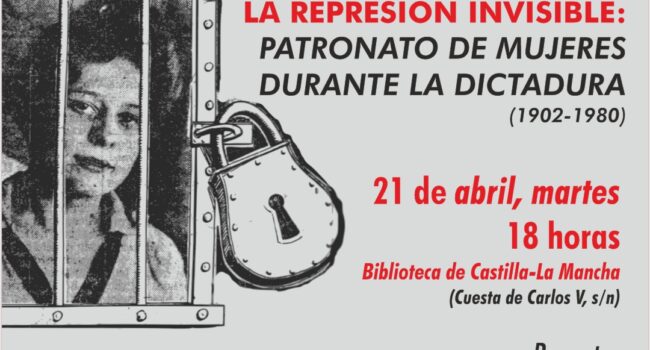 La Plataforma 8M Toledo organiza un acto con una víctima del Patronato de Protección a la Mujer el próximo 21 de abril