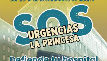 Concentración en apoyo al personal sanitario del Hospital de La Princesa (Madrid): 22 de abril