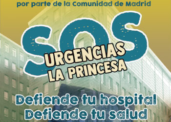 Concentración en apoyo al personal sanitario del Hospital de La Princesa (Madrid): 22 de abril