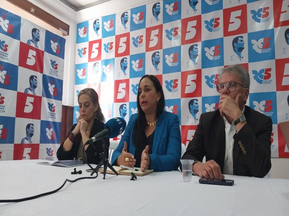Revolución Ciudadana denuncia la ruptura democrática en Ecuador