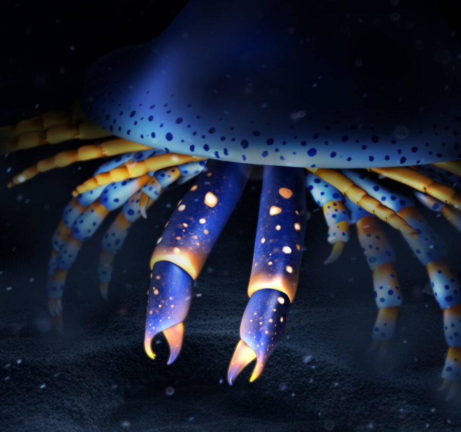 Un artrópodo marino de hace 500 millones de años es el ancestro de arañas y cangrejos