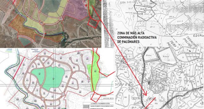 Salvemos Mojácar y la Coordinadora Ecologista Almeriense DUNA denuncian que se quieren urbanizar en Vera los terrenos  adyacentes a la zona más contaminada por radioactividad de Palomares
