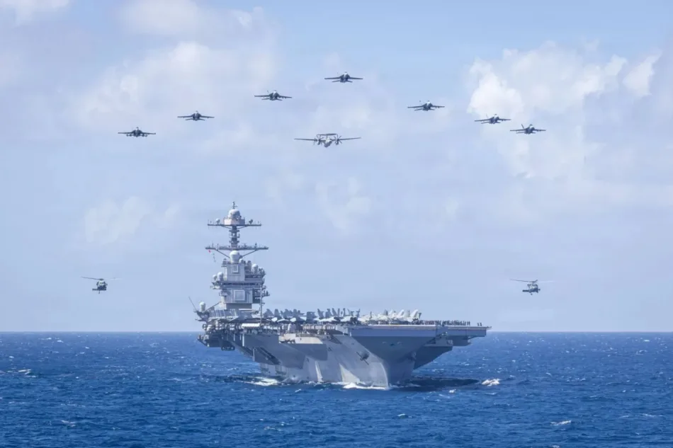 Portaaviones USS Gerald Ford regresa a EE. UU. tras despliegue récord
