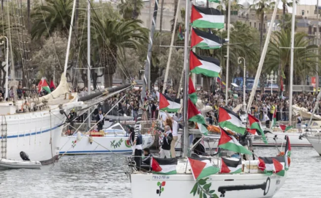 «¡Palestina Libre!»: Flotilla Global Sumud zarpa hacia Gaza para romper el bloqueo israelí