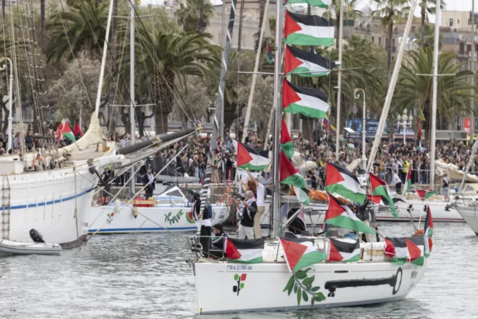 «¡Palestina Libre!»: Flotilla Global Sumud zarpa hacia Gaza para romper el bloqueo israelí