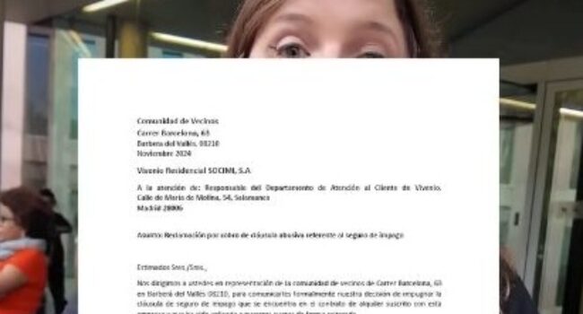 Vecinas de Vivenio piden la prórroga de los alquileres para evitar que las expulsen, hagan alquileres de temporada y anuncien los pisos en AirBnB