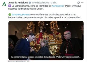 Por Andalucía denuncia a Moreno Bonilla ante la Junta Electoral Central (JEC) por “uso electoral” de perfiles institucionales