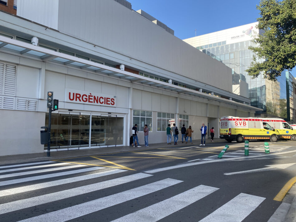 Denuncian el colapso en las urgencias del Hospital Clínico de València