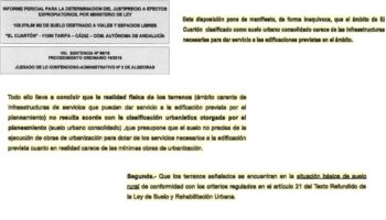 Verdes de Europa-Tarifa exige al Ayto. el cumplimiento de sus funciones urbanísticas y jurídicas omitidas durante más de 50 años para con la urbanización “El Cuartón”