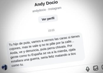 Rubén Sánchez denuncia a un ultra por amenazas con agravante de odio