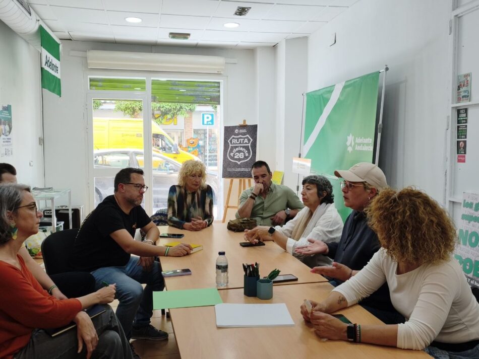 Adelante Andalucía se reúne con Amama y recrimina a Bonilla su indiferencia hacia las mujeres con cáncer de mama