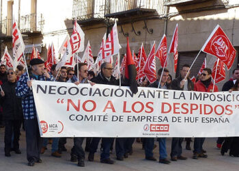 CCOO denuncia la amenaza de deslocalización en HUF España y exige la implicación de las administraciones