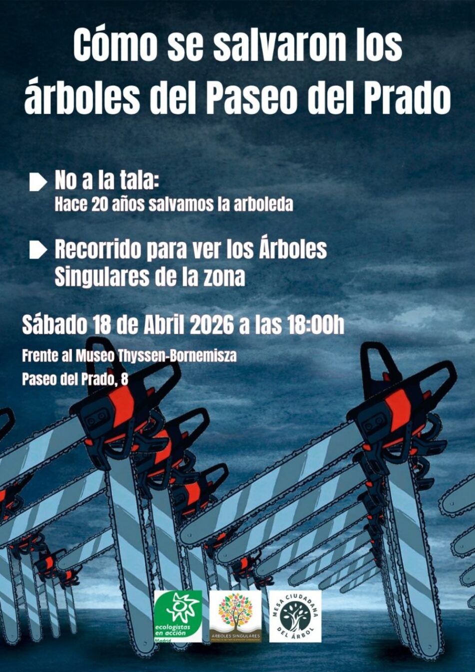 20 Años desde la movilización ciudadana que salvó el Paseo del Prado