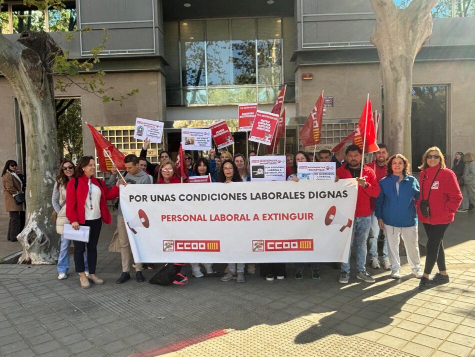 La Conselleria de Sanidad bloquea las mejoras laborales del personal laboral a extinguir de las resonancias magnéticas