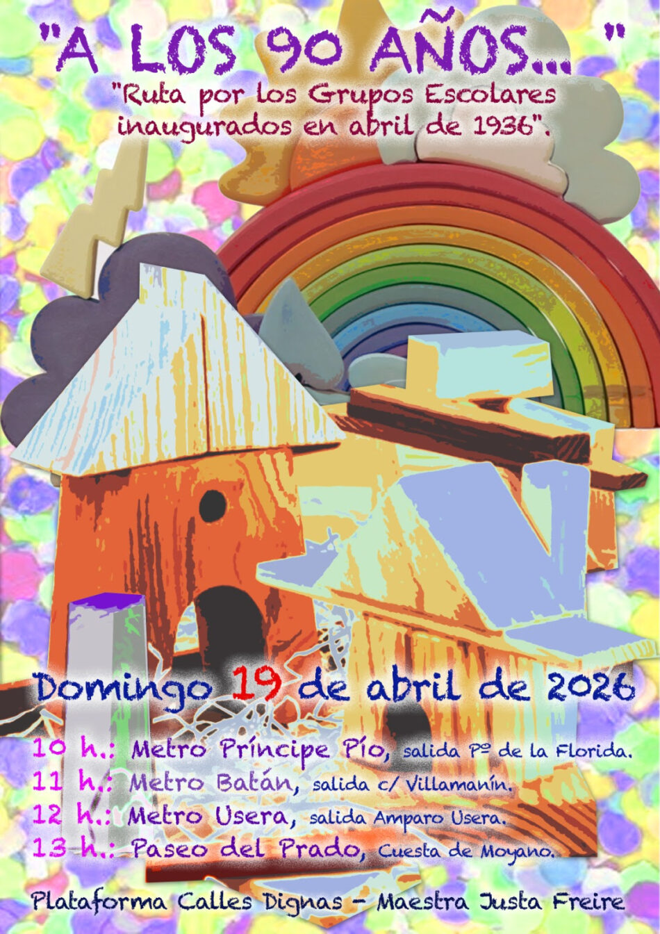 “A los noventa años”: ruta histórica y reivindicativa por los Grupos Escolares inaugurados el 14 de abril de 1936