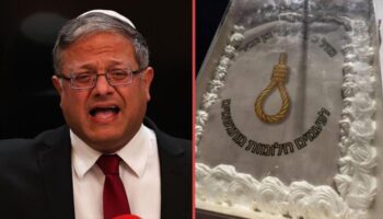 ONU condena la tarta con una soga del ministro israelí Ben-Gvir: es despreciable