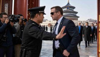 Viaje de Trump, marcado por choques entre agentes de EEUU y China