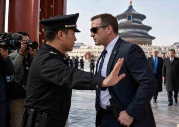 Viaje de Trump, marcado por choques entre agentes de EEUU y China
