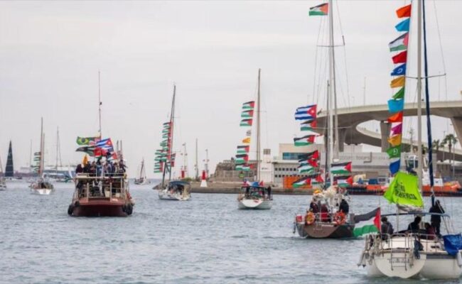 Flotilla Sumud advierte sobre inminente ataque israelí a sus barcos