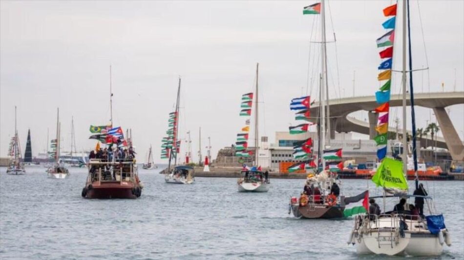Flotilla Sumud advierte sobre inminente ataque israelí a sus barcos