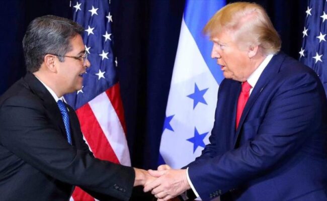 EEUU e Israel traman restaurar a Hernández al frente de Honduras