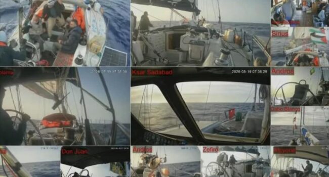 Israel intercepta los últimos dos barcos de Flotilla Sumud rumbo a Gaza