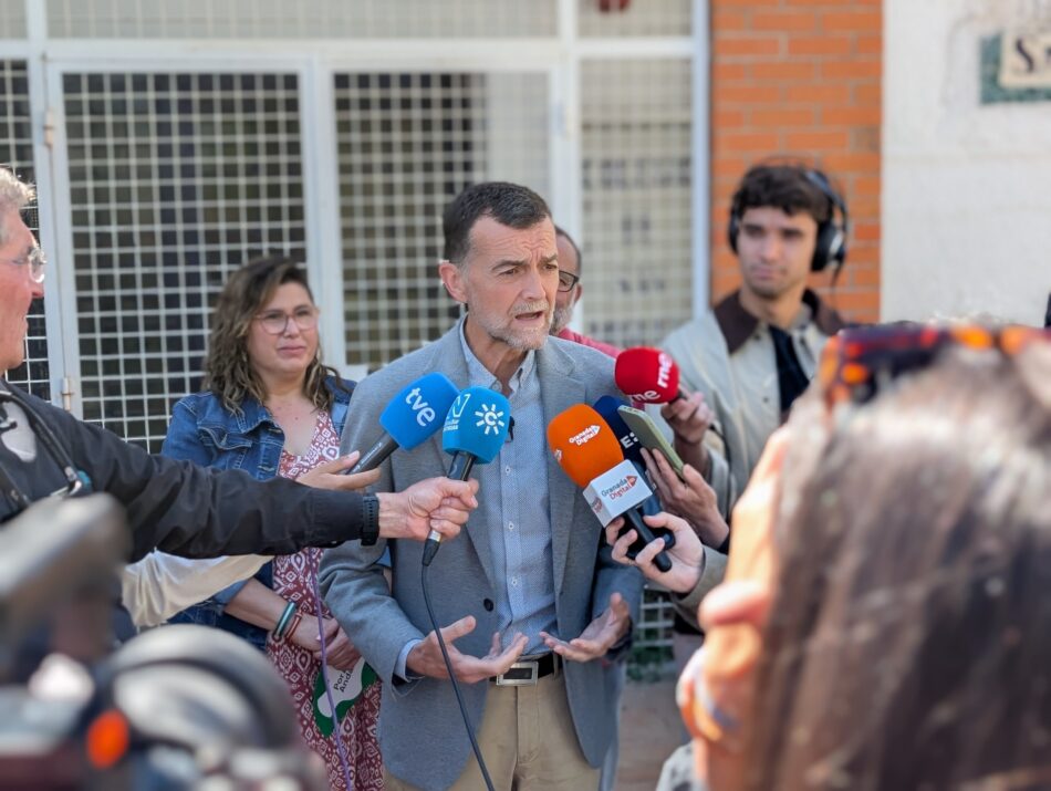 Antonio Maíllo señala que Por Andalucía es “la única fuerza de izquierdas con capacidad de crecimiento” y afea a Bonilla que “siga sin decir la verdad sobre los cribados de cáncer de mama”