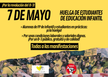 7 de mayo. Huelga de trabajadoras y estudiantes de educación infantil