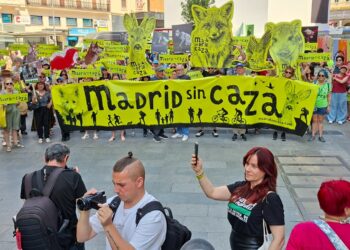 El centro de Madrid grita: “Madrid sin caza”