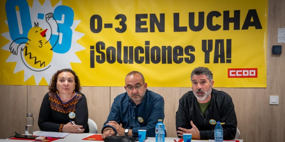 CCOO impulsa 55 movilizaciones en defensa de las escuelas infantiles el 7 de mayo