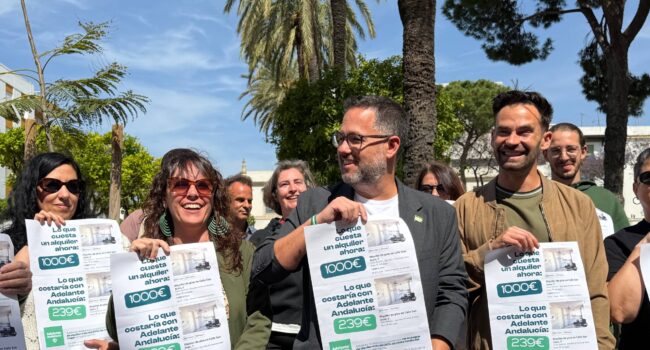 Adelante Andalucía propone topes al alquiler: máximo del 20% de la renta media por barrio