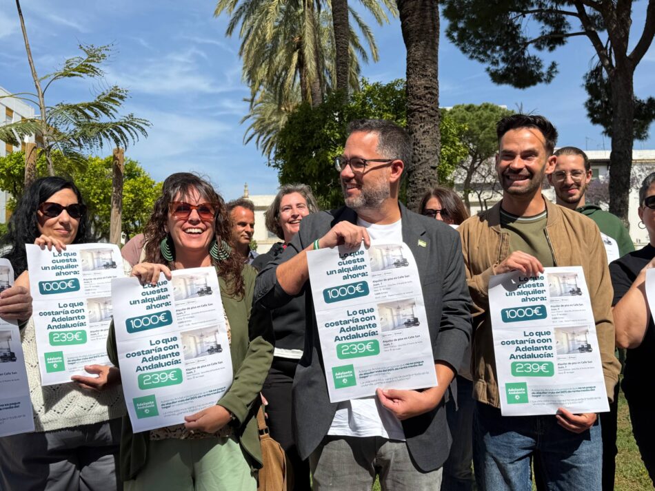 Adelante Andalucía propone topes al alquiler: máximo del 20% de la renta media por barrio