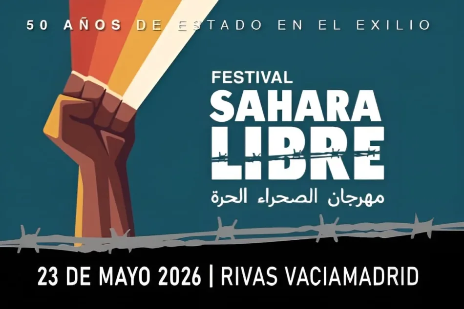 Presentación del Festival Sahara Libre, el 23 de mayo en Rivas-Vaciamadrid