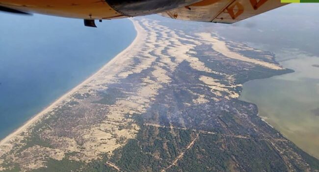 El fuego afecta a las dunas y corrales de Marismillas en Doñana, zonas de gran valor ecológico