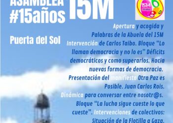 Asamblea  #15años15M en la Puerta del Sol (Madrid)