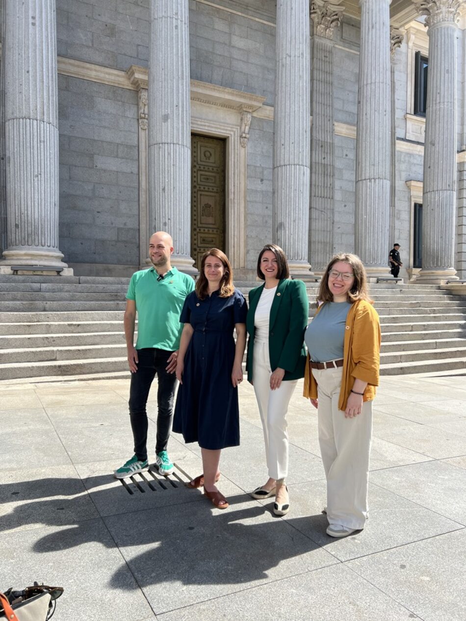 Partido Verde recibe a Marine Tondelier, secretaria nacional de Les Écologistes, para dar apoyo a su partido en las próximas elecciones consulares